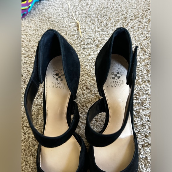 Vince Camuto Carlotte Suede Pointed Toe Strap Stiletto Heel Pump Size 9 1/2 - Picture 6 of 6
